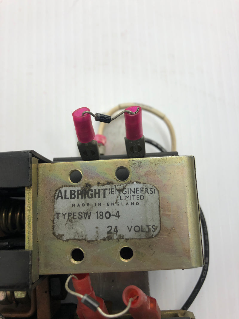 Albright SW182-4 Contactor Assembly 24V SW180-4