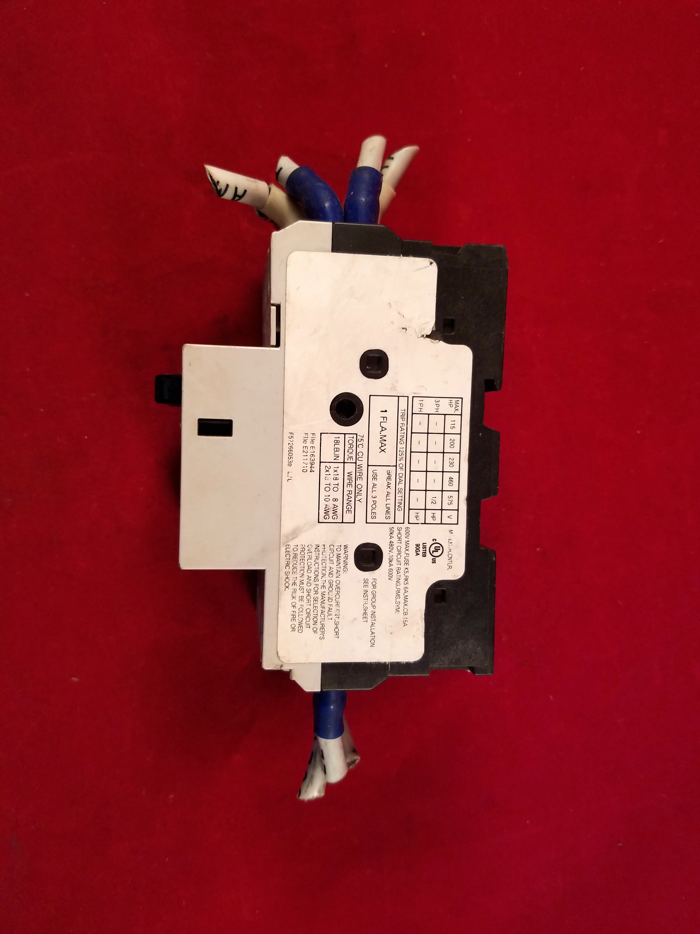 Fuji Electric Manual Motor Starter (Controller) BM3RSB-001