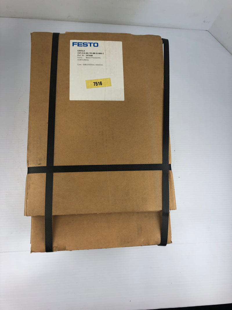 Festo 197648 Valve Terminal CDVI5.0 15PK10-8G-YR-8M-B-MM-E