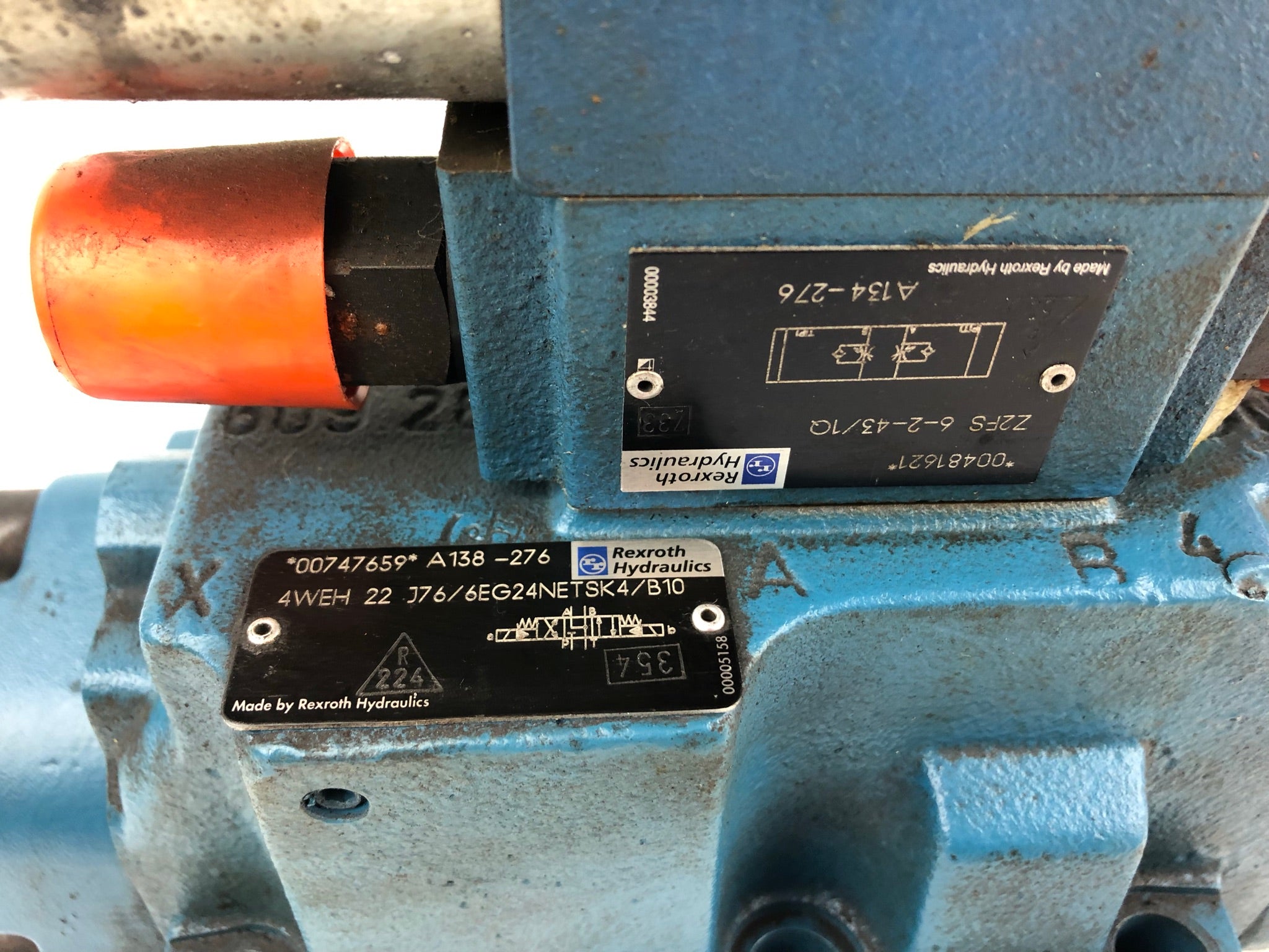 Rexroth Hydraulics Valve 4WE6J62/EG24NK4/B10 *00924597*