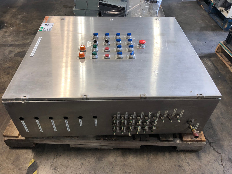 Hammond Manufacturing 2S423612 Industrial Control Panel Enclosure with Switches