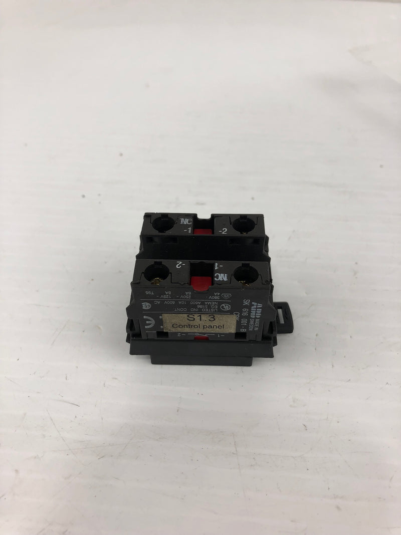 ABB SK 616 001-B Contact Block