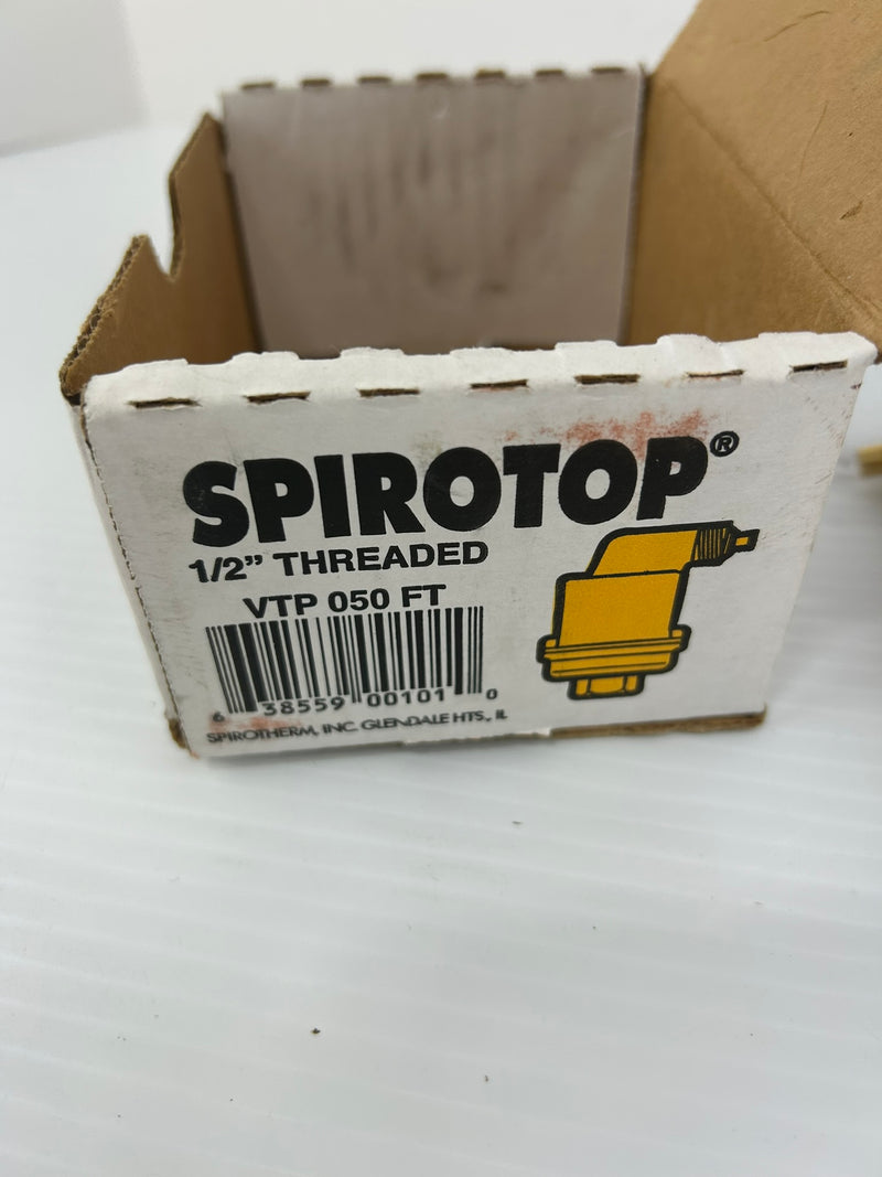 Spirotop VTP 050 FT 1/2"-3/4" Threaded Quick Release Valve