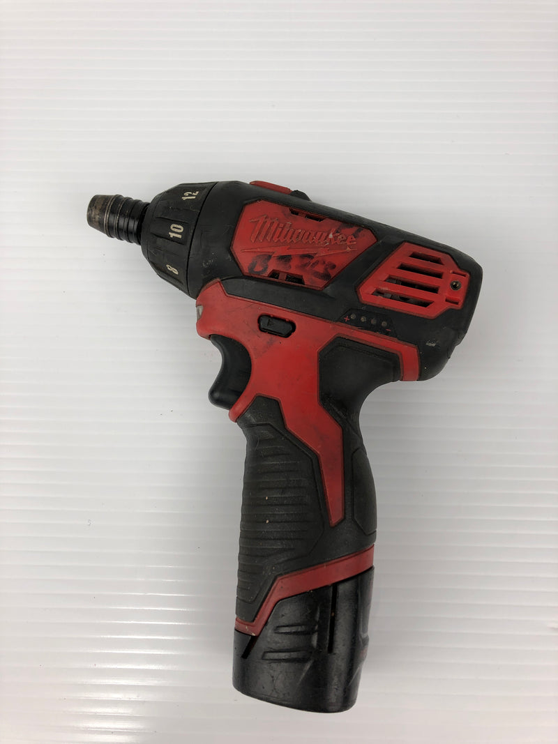 Milwaukee 2401-20 Screw Driver 12V With 48-59-2401 Battery Charger M12 12V 3.0A