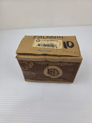 Whittet-Higgins N-14 Bearing Locknut Nut 2.751-18 Thread 3-5/8" OD - Box of 10
