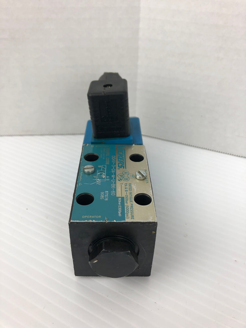 Vickers DG4V-3-0A-M-U-B6-60 Solenoid Valve With Directional Control Coil 507833