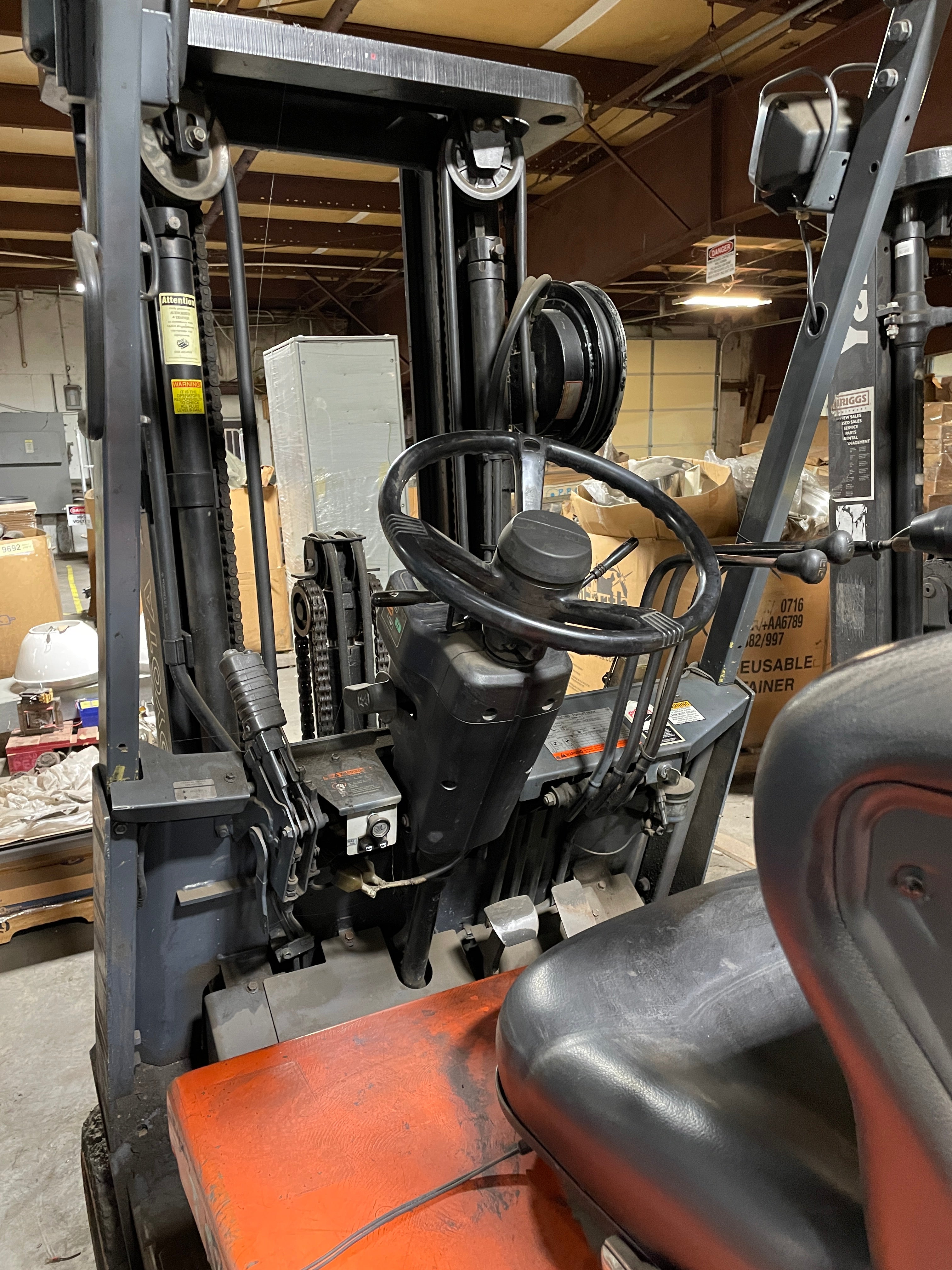 Toyota Electric Forklift 2650 Lb. Capacity 5FBCU25 36V