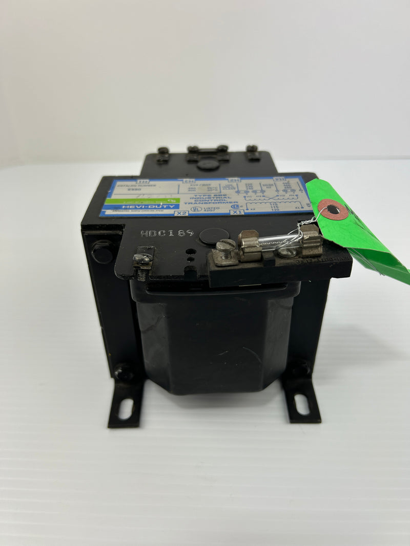 General Signal E550 Hevi-Duty SBE Industrial Control Transformer 0.550/0.500 kVA