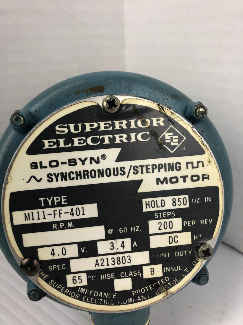 Superior Electric Slo-Syn M111-FF-401 Synchronous Stepping Motor