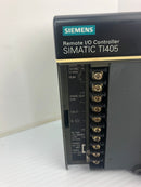 Siemens Simatic TI405 Remote I/O Controller 30VDC 1A - Missing Cover & Keys