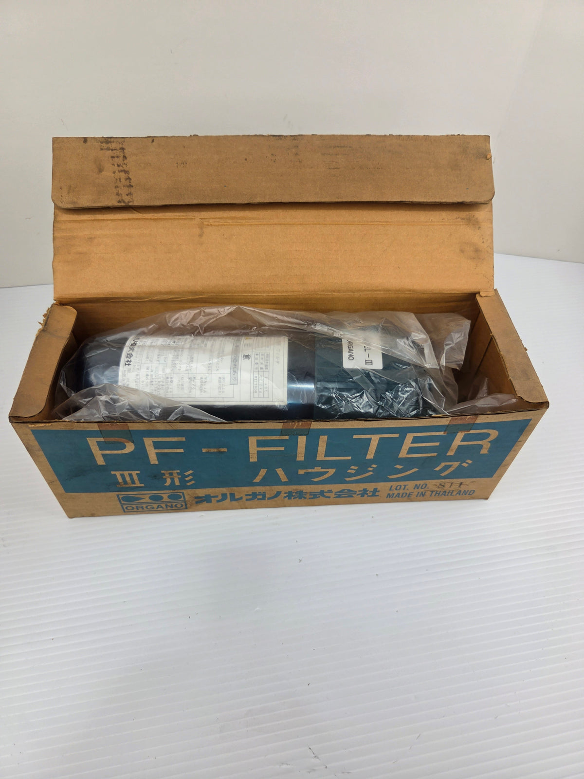 Organo PF-III Water Filter Housing 500L/H 0.49MPa Industrial Filtration 8117000