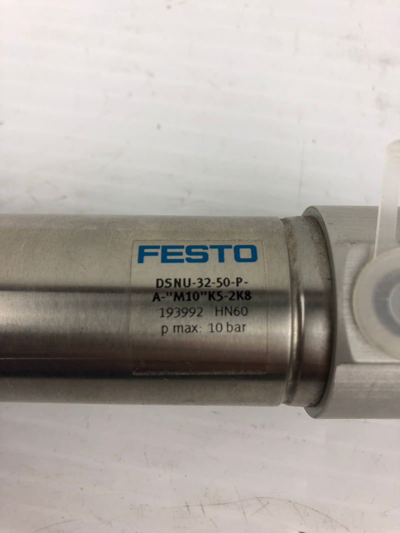 Festo DSNU-32-50-P-A-"M10"K5-2K8 Cylinder 193992 HN60