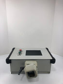 Hoffman CP253512 Industrial Control Panel Enclosure Cutout w/Pushbuttons A-1958