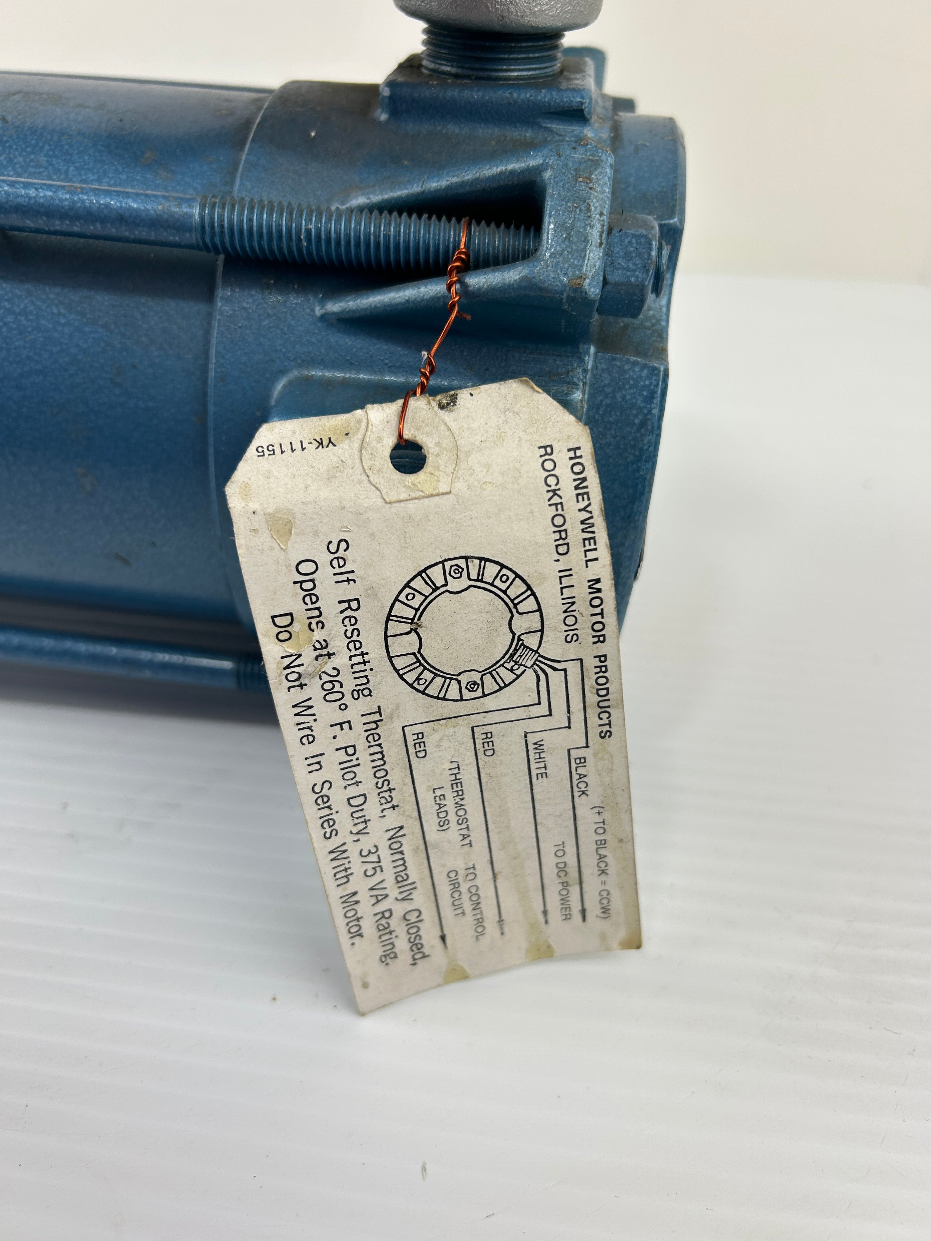 Honeywell EP3640-1436-7-56C Gearmotor 1/2 HP 1800 RPM 90VDC