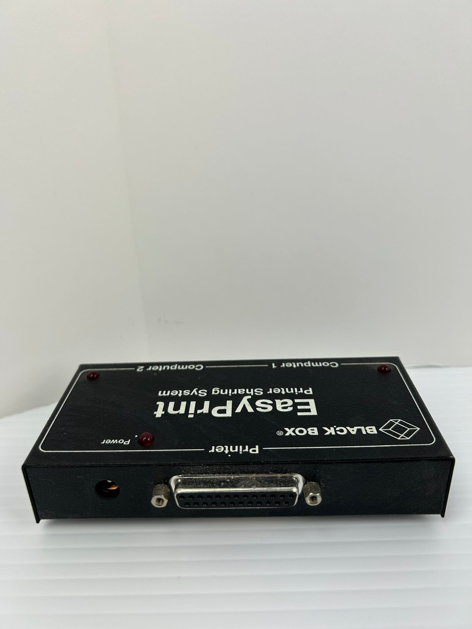 Black Box SW121A Easy Print Printer Sharing System Parallel 2 9VDC 300mA