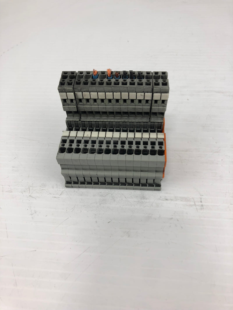 Lot of 14 - WAGO X-COM769 Terminal Block with One 769 Terminal End