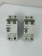 Allen-Bradley 1492-CB2 Circuit Breaker H060 Series B 480VAC 6A 2P - Lot of 2