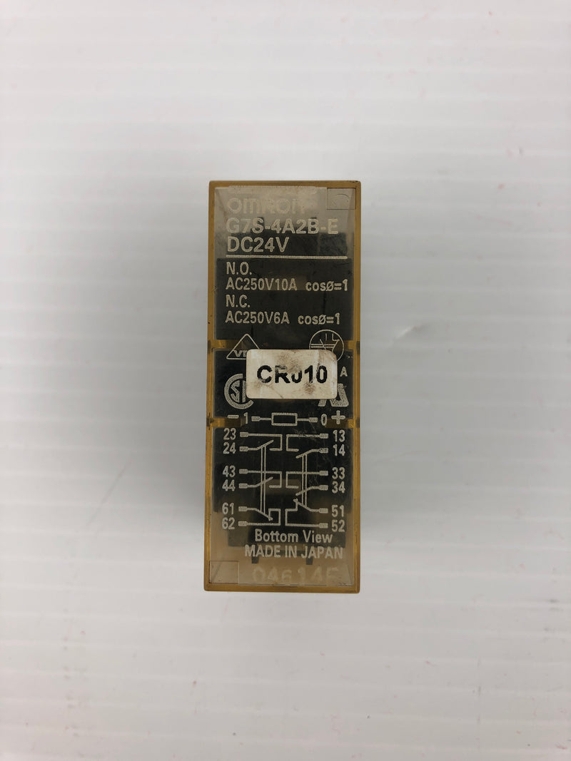 Omron G7S-4A2B-E DC24V Relay (LOT OF 3) loc4C2 – Palmetto Automation Inc Omron G7S-4A2B-E DC24V Relay (LOT OF 3) loc4C2 – Palmetto Automation Inc