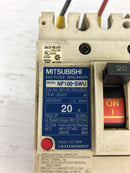 Mitsubishi NF100-SWU No Fuse Breaker 3P 50/60Hz