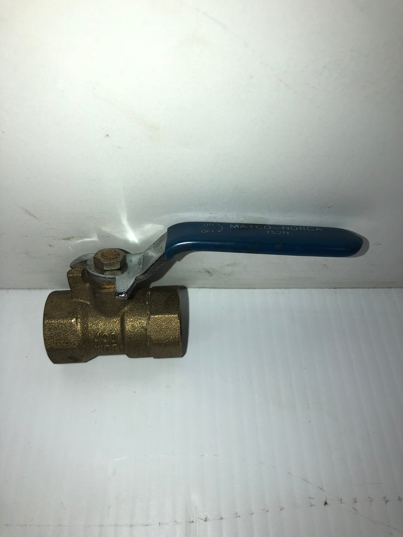 Matco Norca 752N 2" Brass Ball Valve