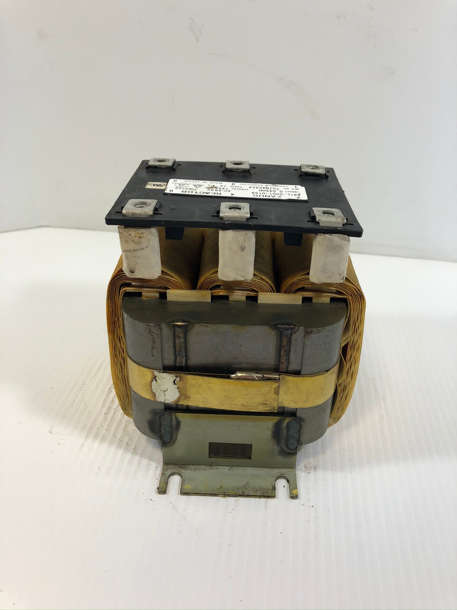 Fanuc A81L-0001-0158 Line Reactor 0.045mH 125A 3PH w/o Cover