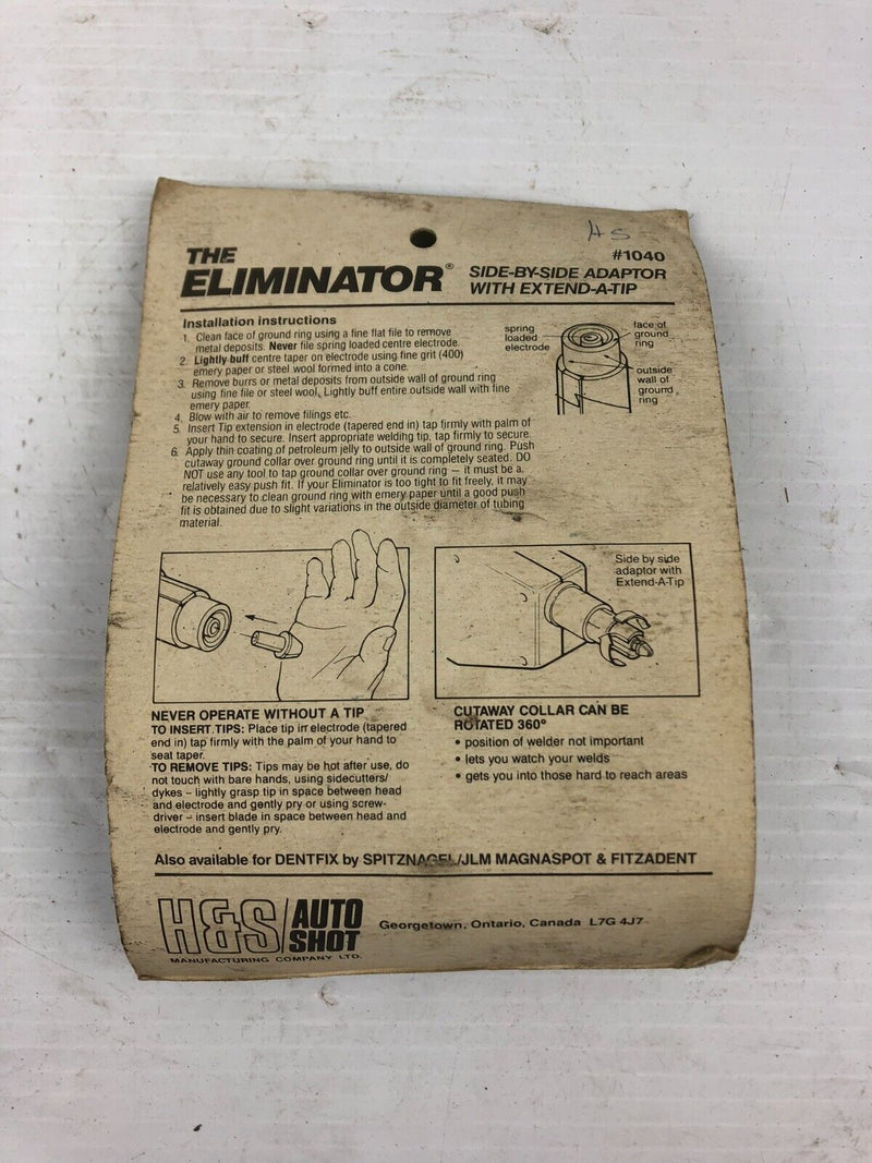 Uni-Spotter 1040 The Eliminator Side by Side Adapter with Extend-A-Tip