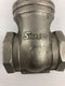 Sharpe 0138 Manual Gate Valve CF8M 1-1/2" - Not Threaded