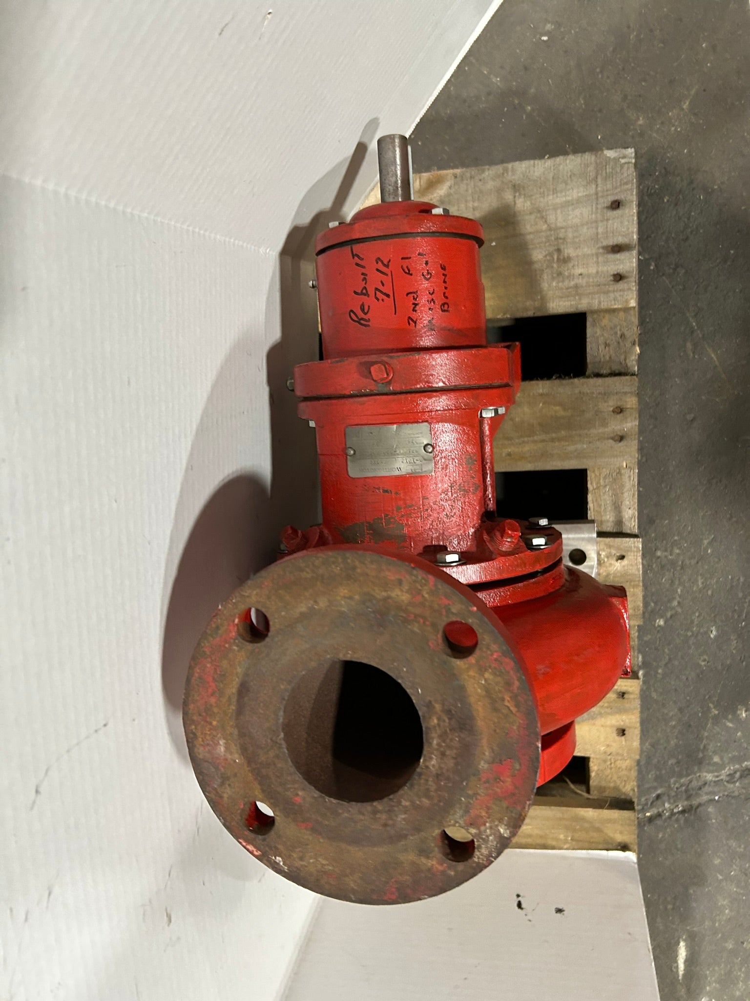 Worthington D-1012 Centrifugal Pump 4X3X6 Material DI 275 PSI 6.25 Imp. Dia.