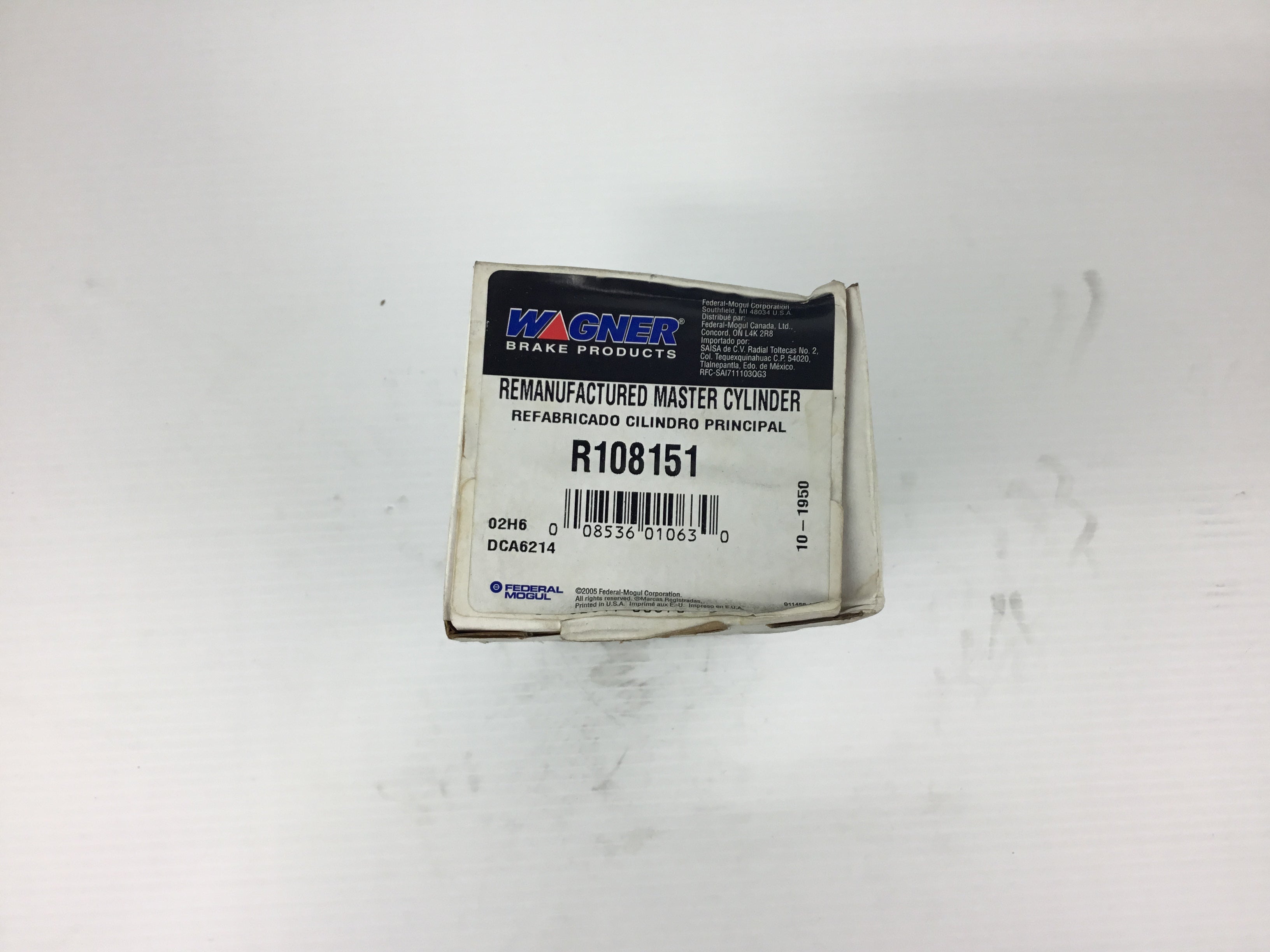 Wagner R108151 Remanufactured Master Cylinder