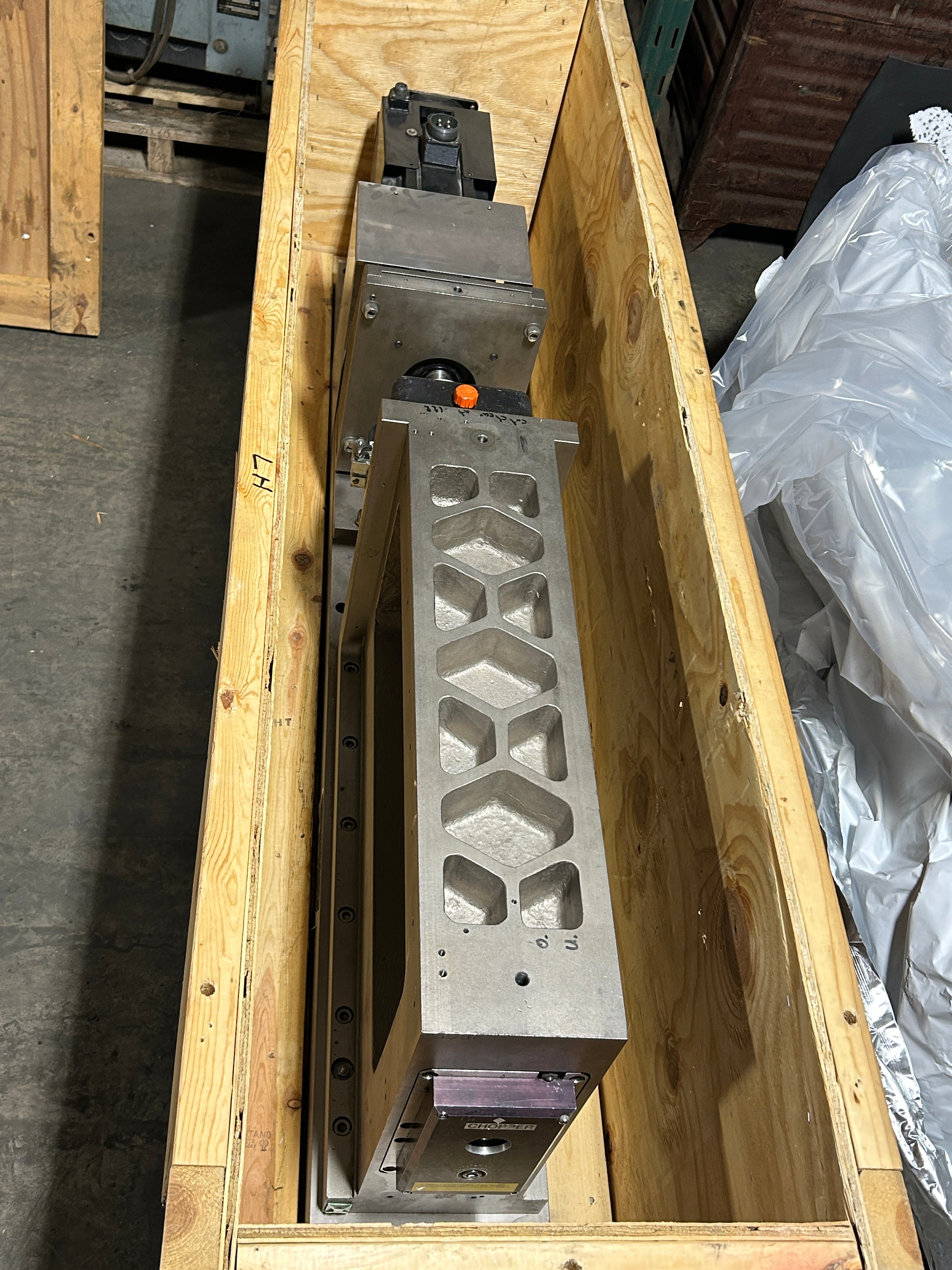 Helical Chop Head Left Hand Chopper with Ormec MAC-C560H/K1A Servo Motor