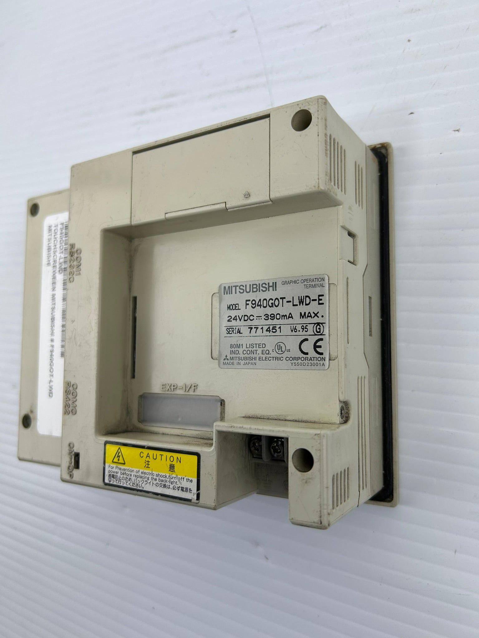 Mitsubishi F940GOT-LWD-E Graphic Operation Terminal Programmable Controller