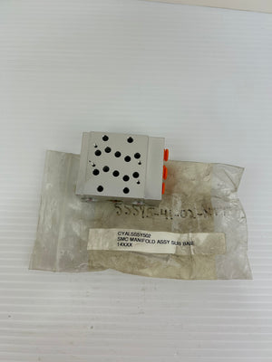 SMC CYALSS5Y502 SY5000 Manifold Assembly Sub Base Pneumatic Valve 5 Port