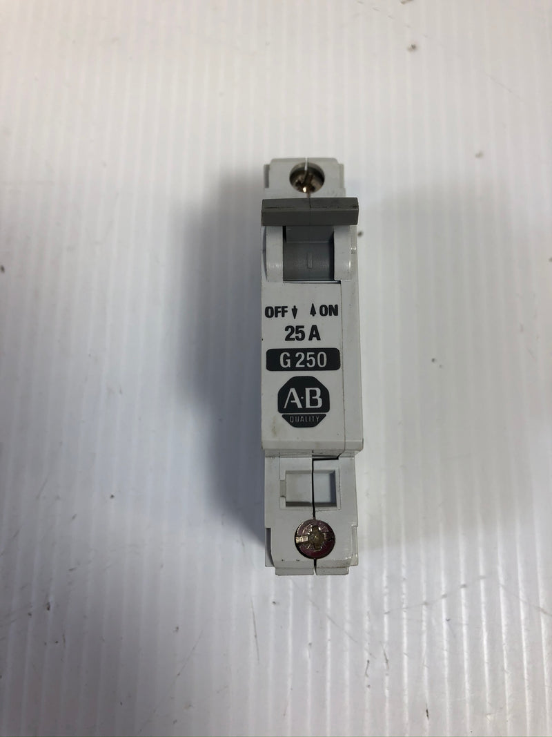 Allen-Bradley 1492-CB1 G250 1-Pole 25A Circuit Breaker