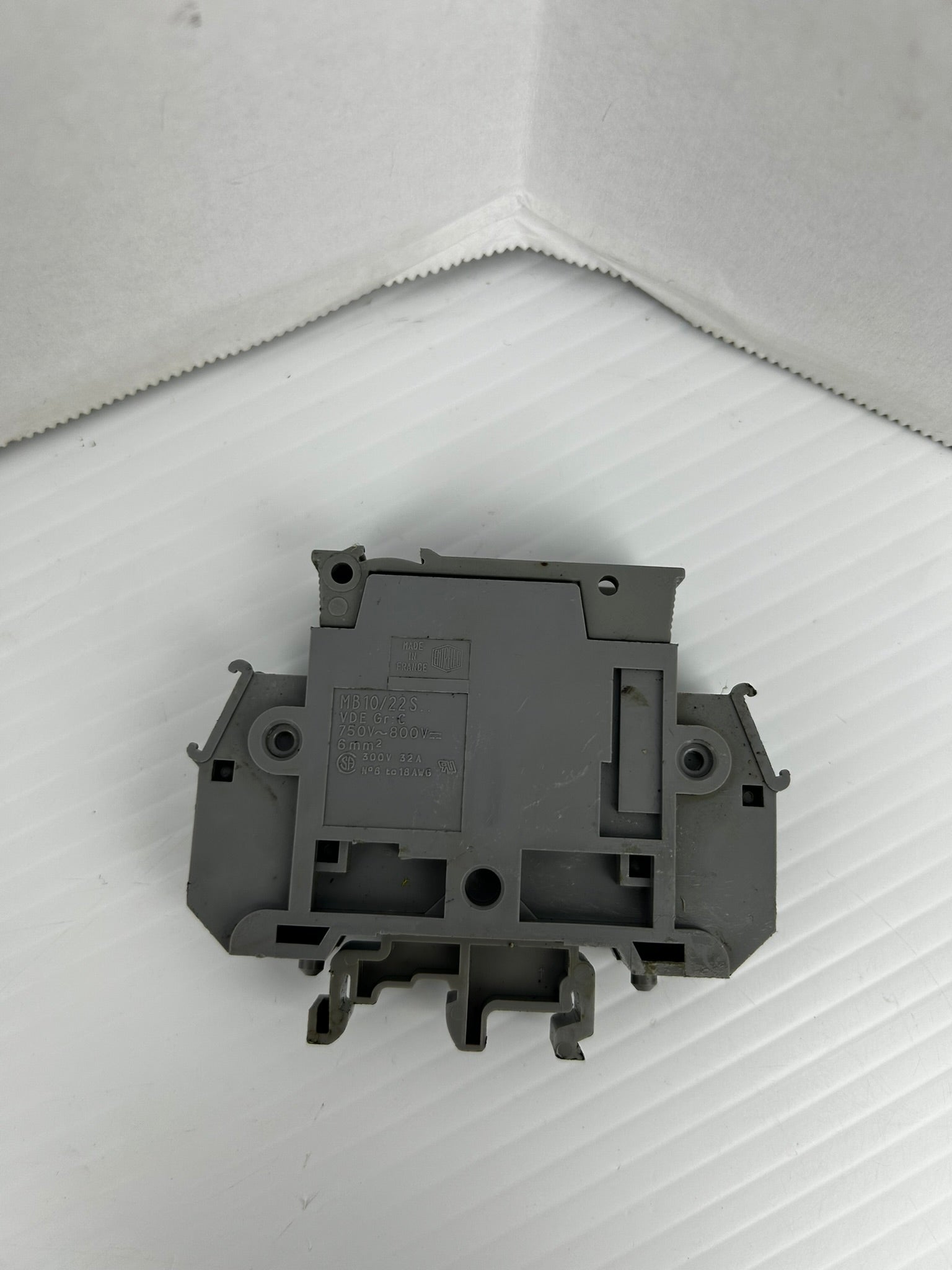Entrelec MB10/22S Fuse Holder 800V 32A 6mm² - Lot of 6