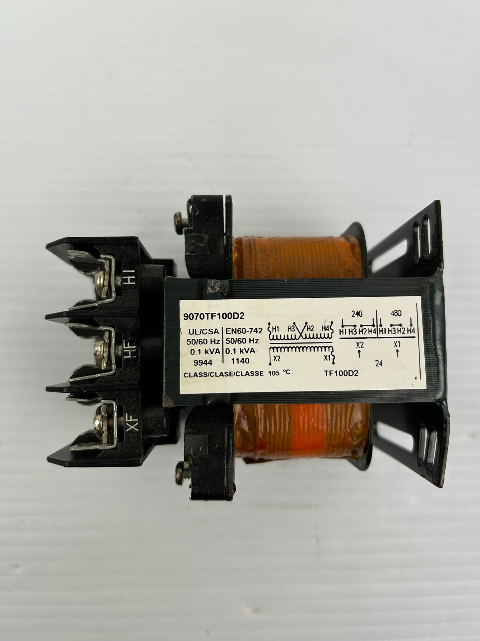 Square D 9070TF100D2 Transformer .1KVA