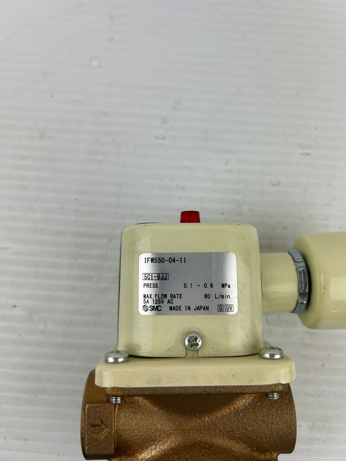 SMC IFW550-04-11 Industrial Flow Switch 60 L/min 5A 125V AC 0.1-0.6 MPa