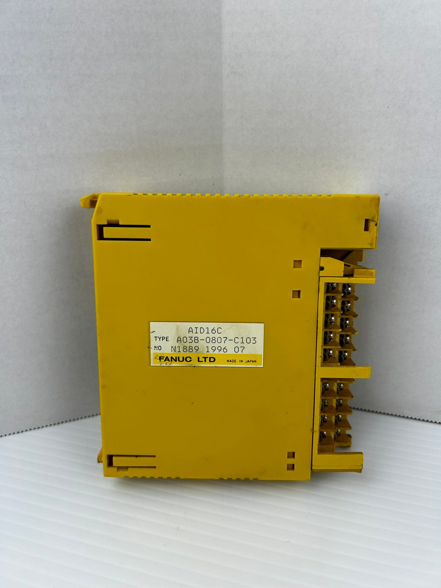 Fanuc AID16C I/O Input Module Type: A03B-0807-C103 - Missing Covers