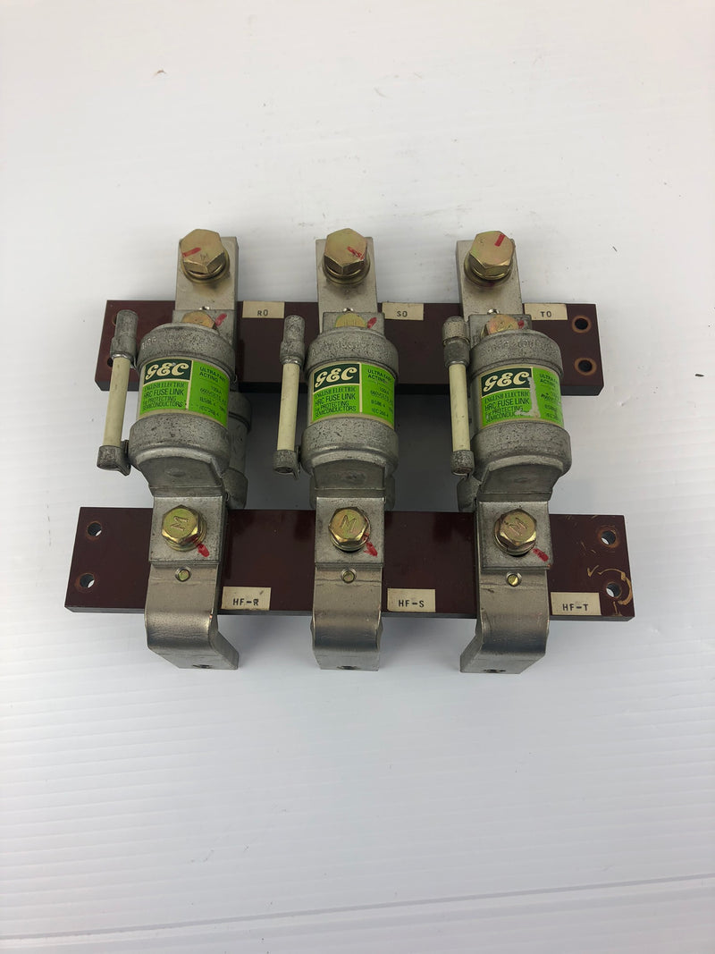 GEC English Electric BS88-4 HRC Fuse Link IEC 269-4 (Set of 6)