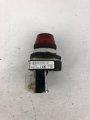 Allen-Bradley 800T-Q24A Pilot Indicator Light Series T Red 24VAC/DC