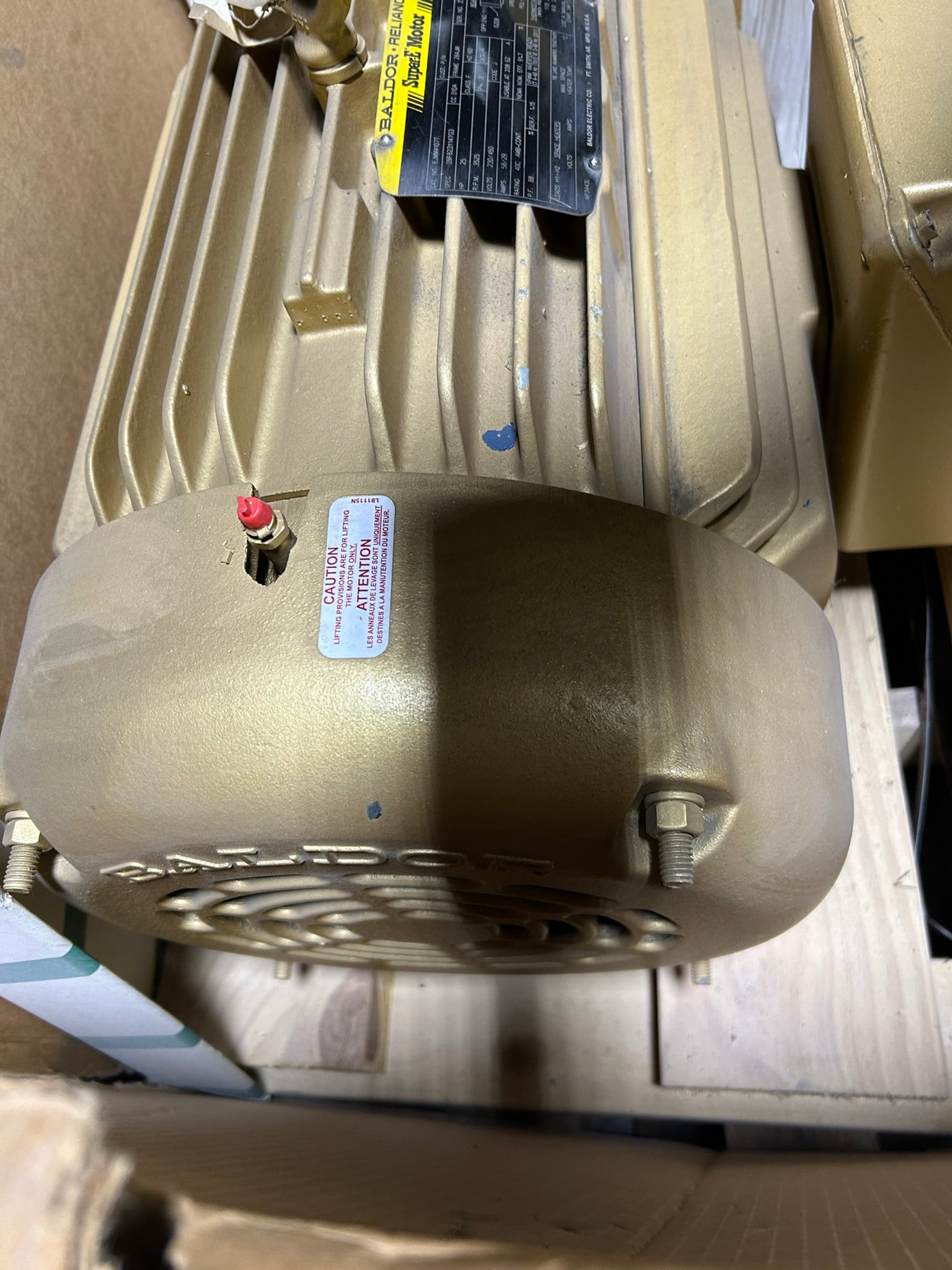 Baldor Reliance EJMM4107T Motor 25 HP 3PH 3525 RPM