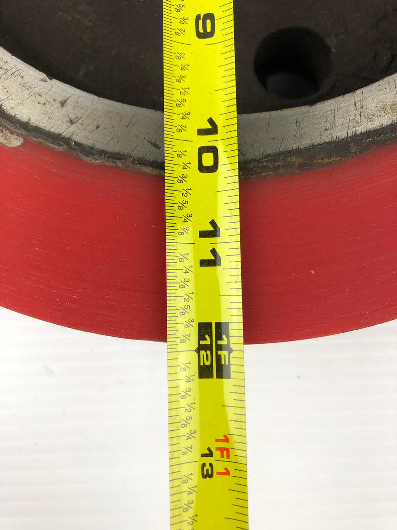 Industrial Pulley C-32847-4 Rubber Metal 12" OD x 3" Height x 1-1/2" Bore