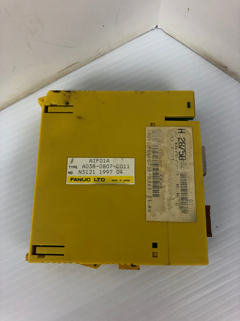 Fanuc A03B-0807-C011 PLC Module 24VDC 2A