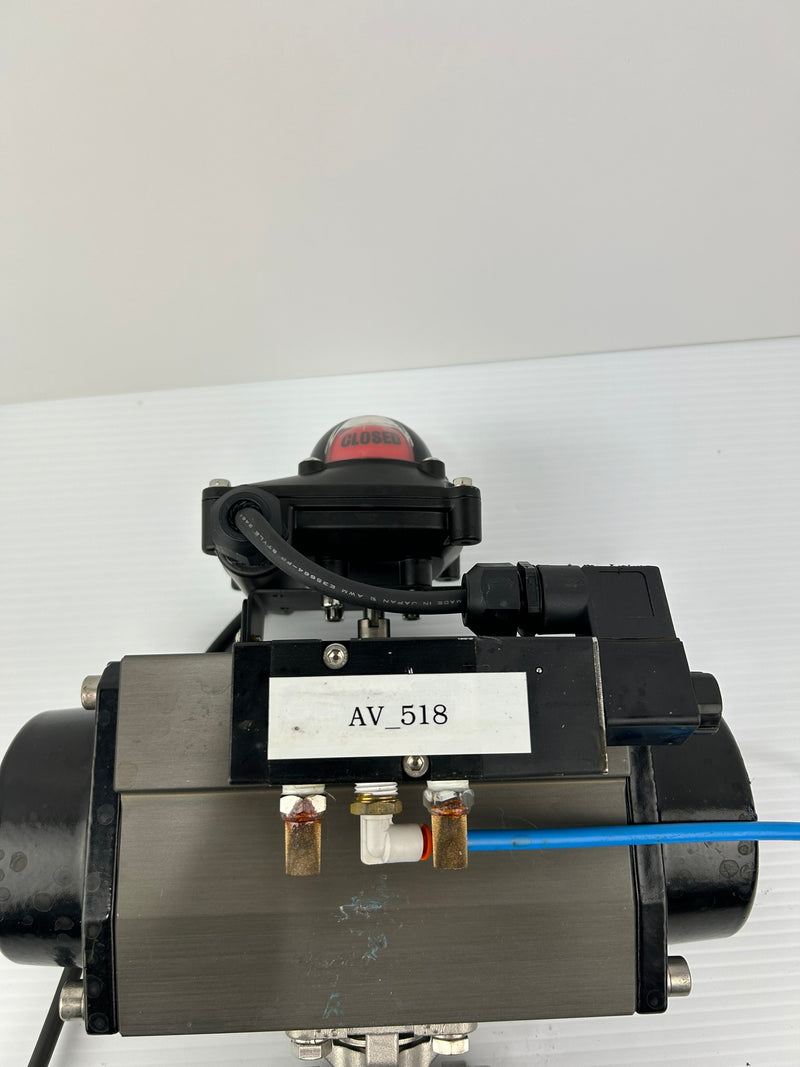 Valworx 530190 AP100 Pneumatic Actuator Valve Assembly