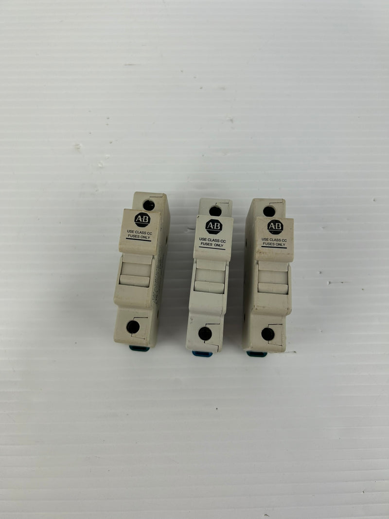 Allen-Bradley 1492-FB1C30 Fuse Holder Series A 600V 30A - Lot of 3