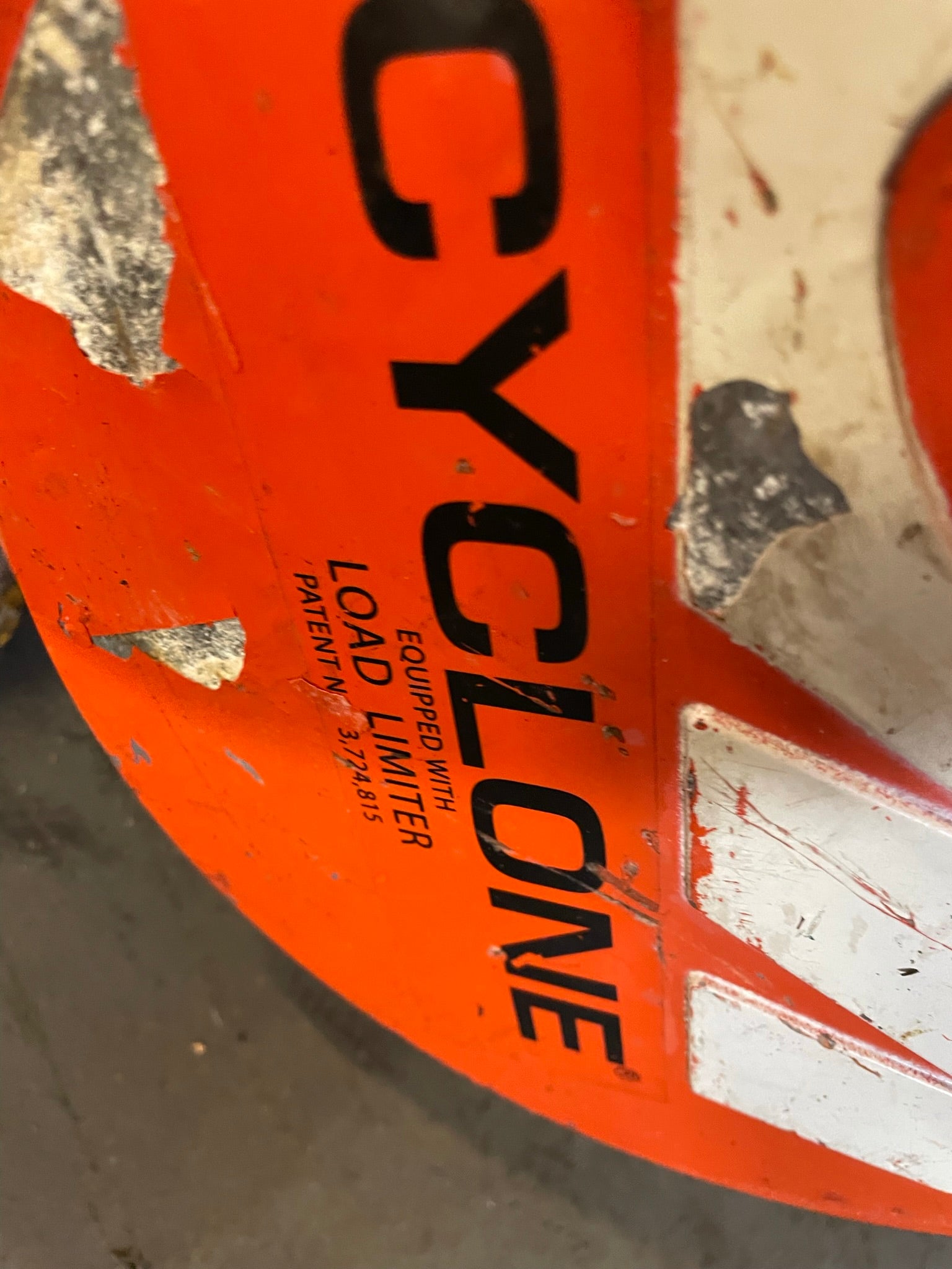 CM Cyclone 2 Ton Manual Chain Fall Hoist with Load Limiter S5868TB