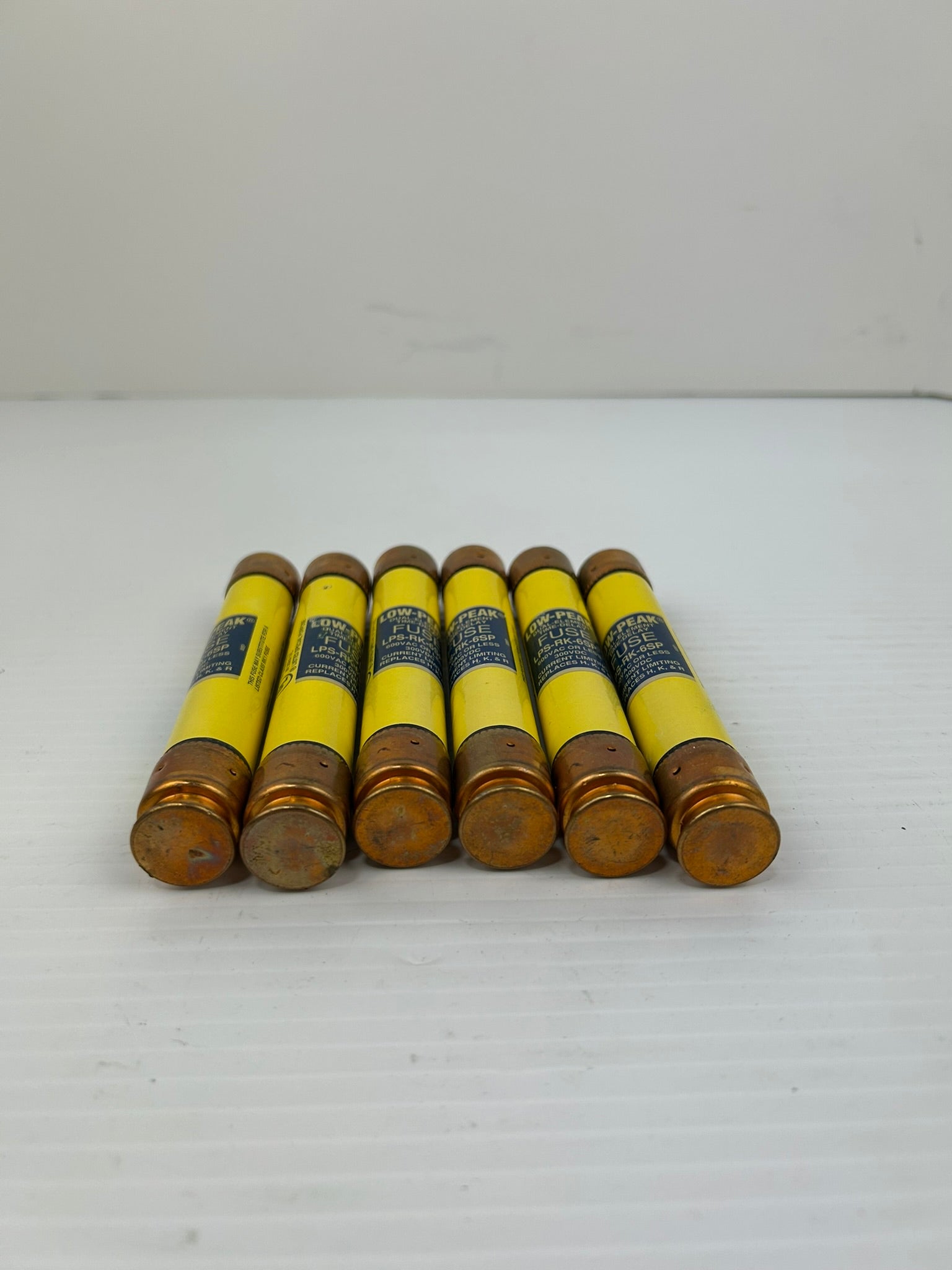 Bussmann LPS-RK-6SP Time-Delay Fuse 6A 600VAC 300 VDC - Lot of 6