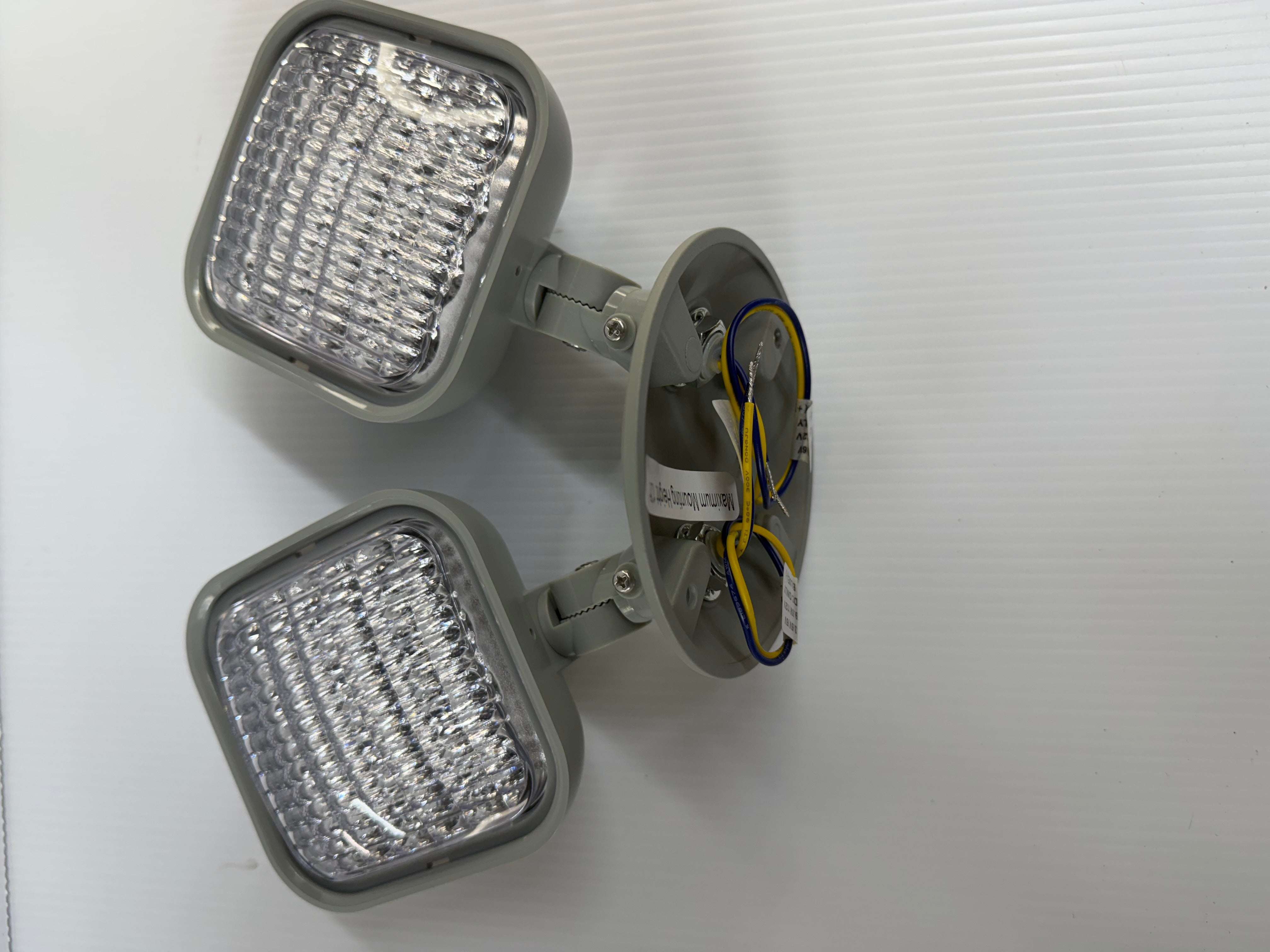 Lithonia Lighting Remote with Twin Adjustable LED Lamp Head ERE GY T WP M12
