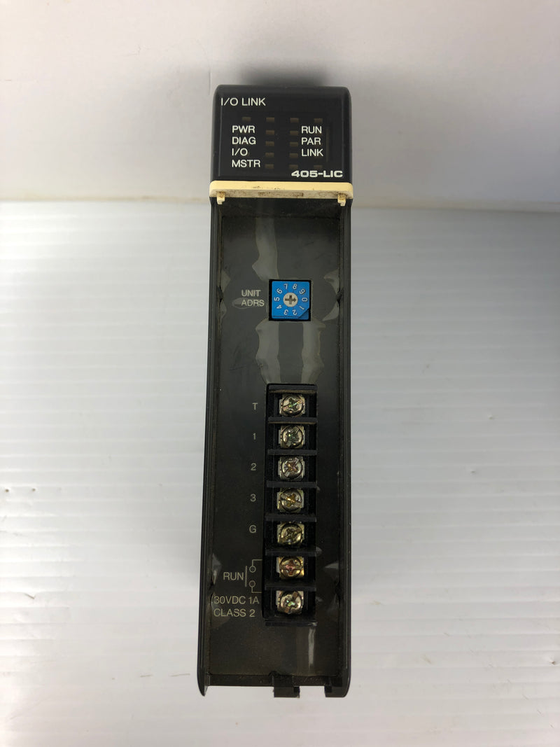 Siemens 405-LIC Simatic I/O Link Master PLC Module Class: 2 30VDC 1A