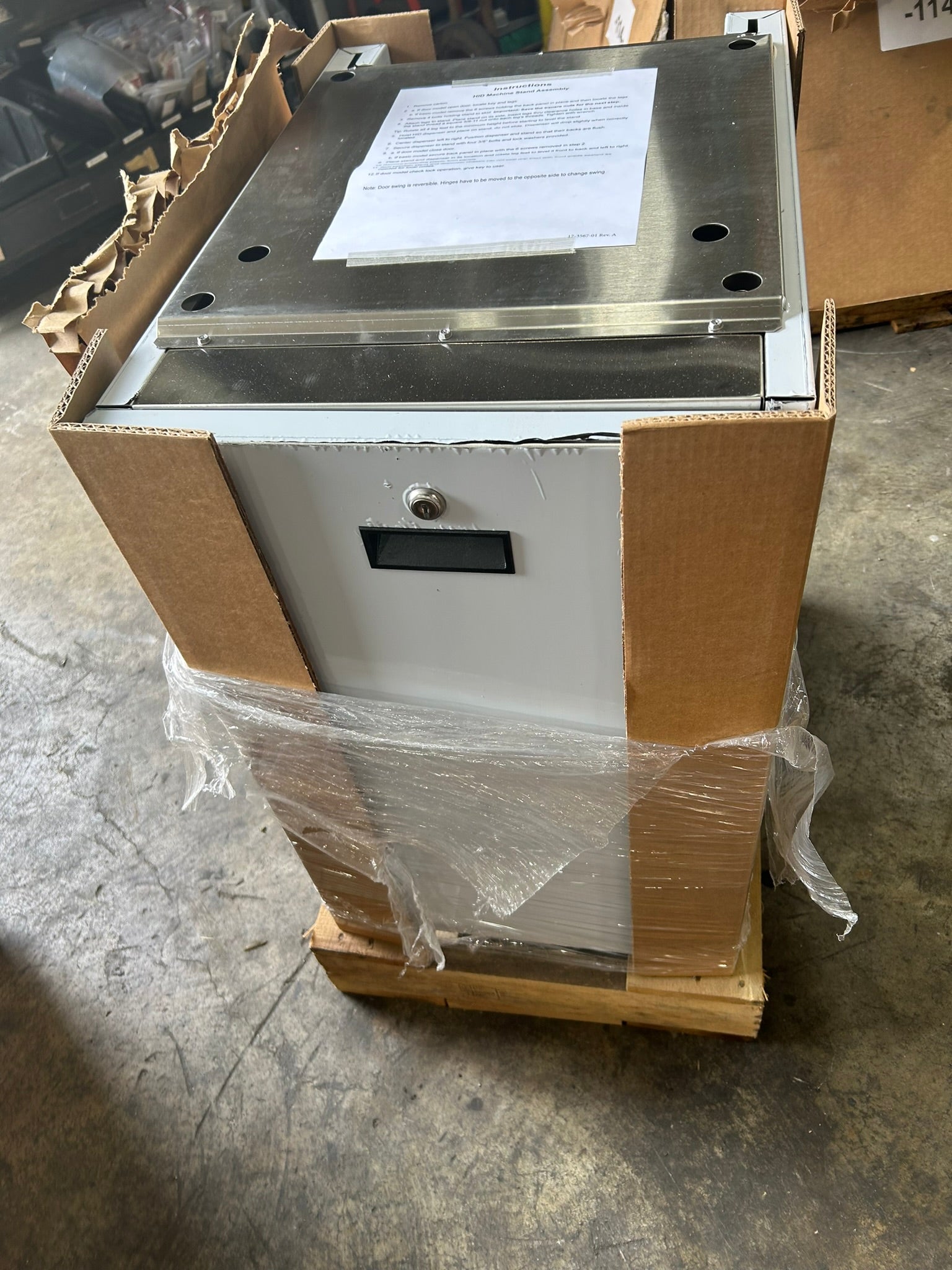 Scotsman HST16-A Ice Machine Stand for HID312 with Locking Door
