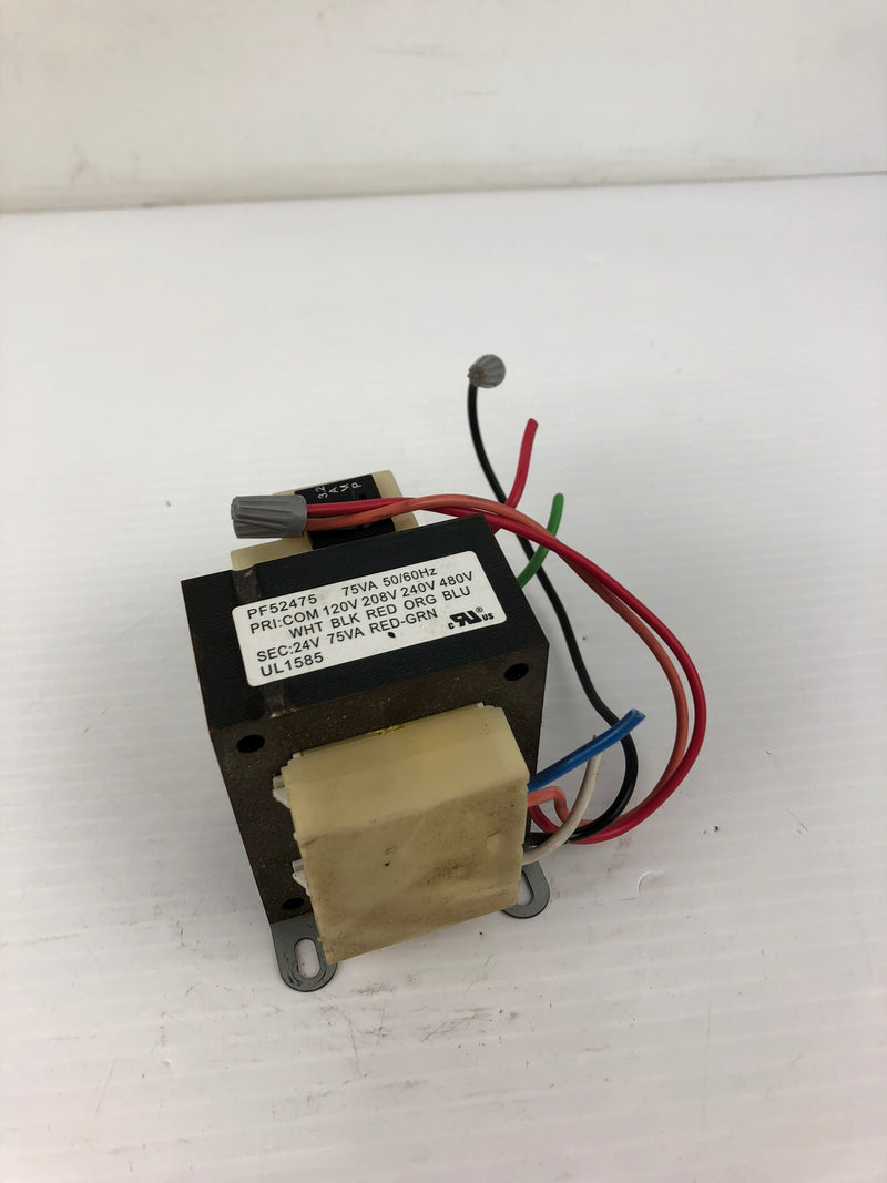 Packard PF52475 Transformer 75VA 50/60Hz UL1585